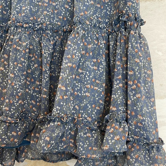 Floral Print Skirt with Lining by Dress Forum NWT - Picture 2 of 4